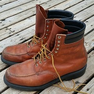 Vintage Red Wing Super Sole Work Boots